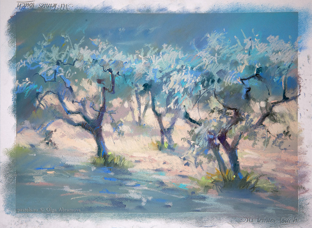Оливковые сады 2 Olive gardens 2 21x29. 2013